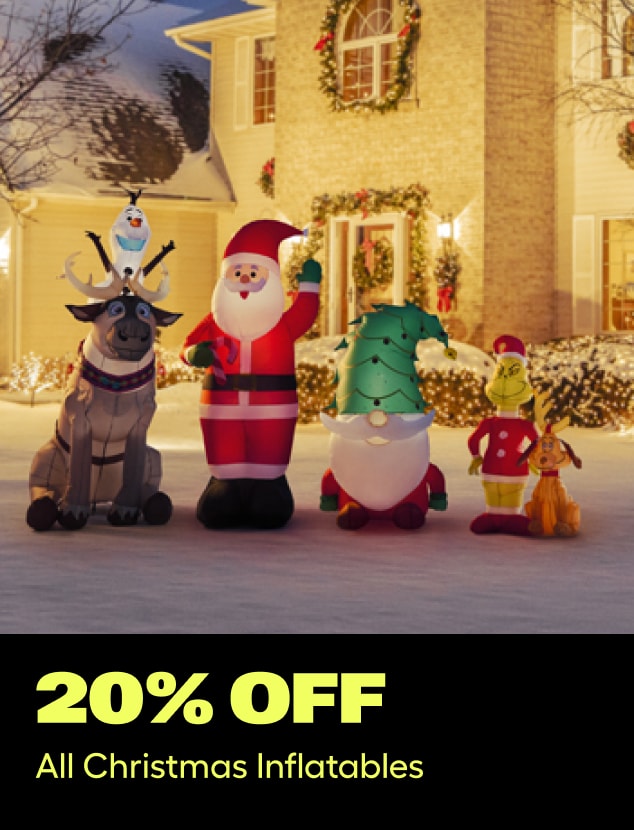 20% off 
Select Christmas Inflatables Decor