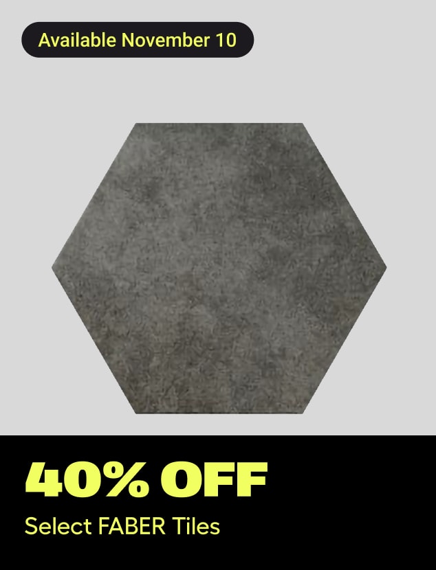 40% off
Select FABER Tiles