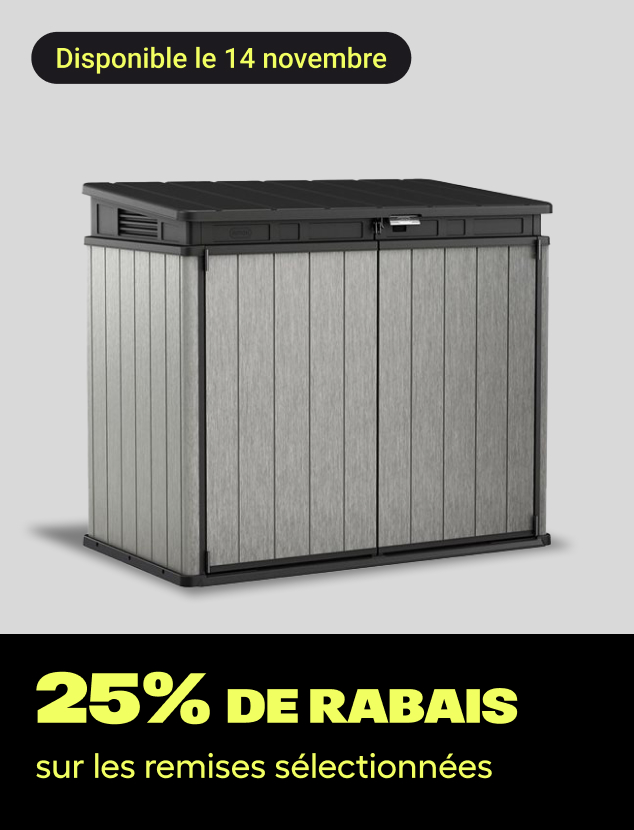 Offre du jour outils Remises de jardin