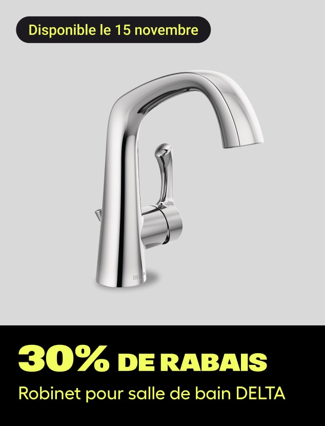 Offre du jour robinet pour salle de bain DELTA