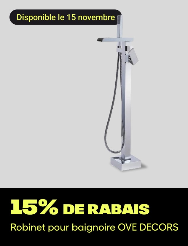 Offre du jour robinet pour baignoire OVE DECORS