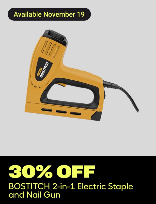 Bostitch 2-in-1 Electric Staple and Nail Gun Daily Offer