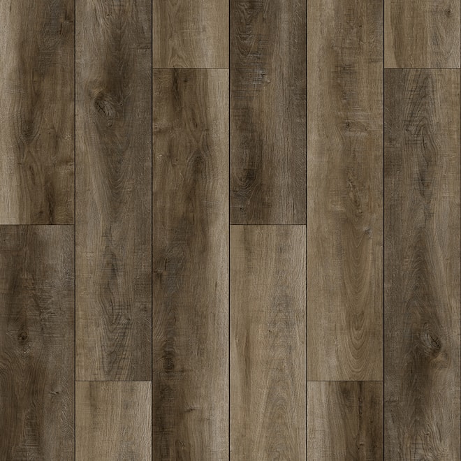 Dark brown flooring