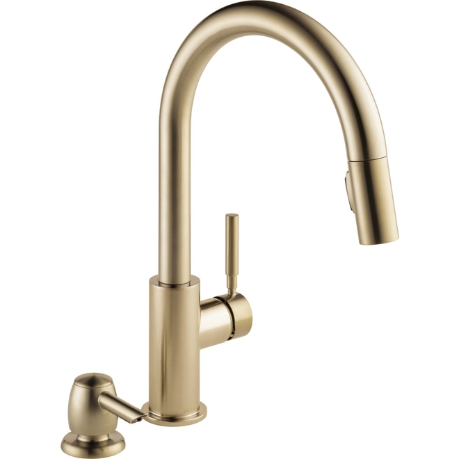 Gold kitchen faucet