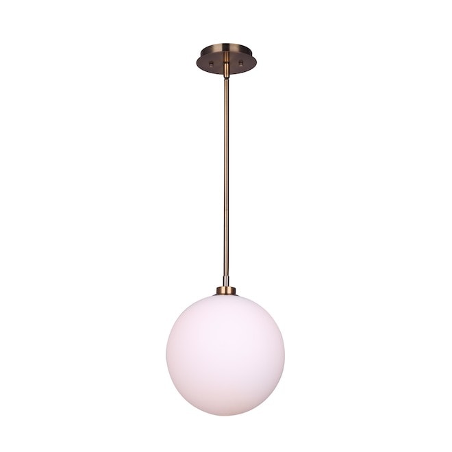 Gold pendant lighting fixture