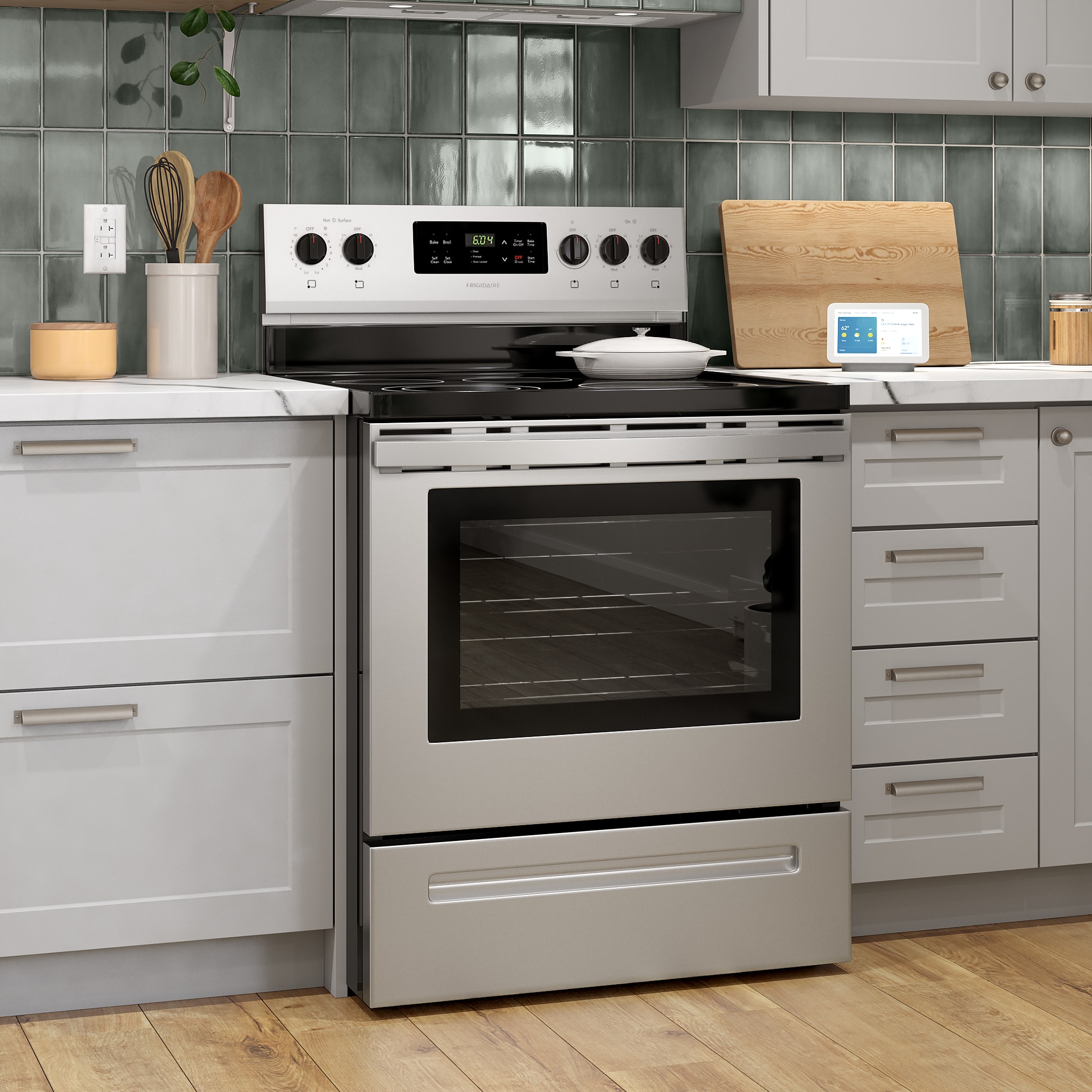 Stainless-steel range