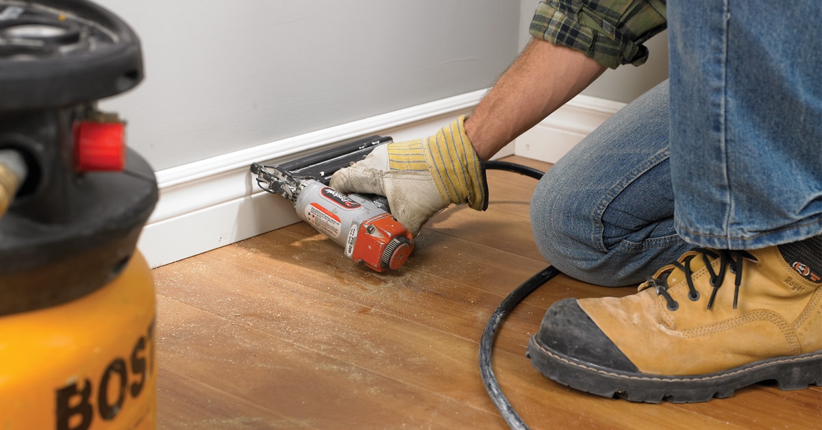 Install baseboards