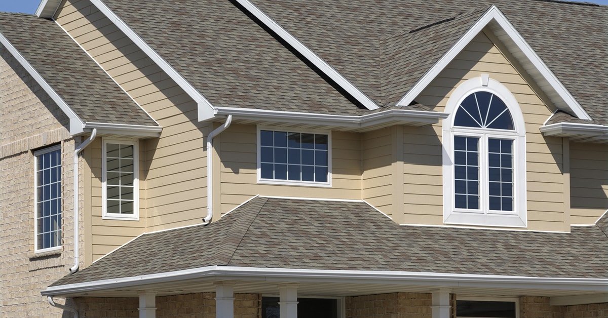 Well-maintained house with vinyl siding