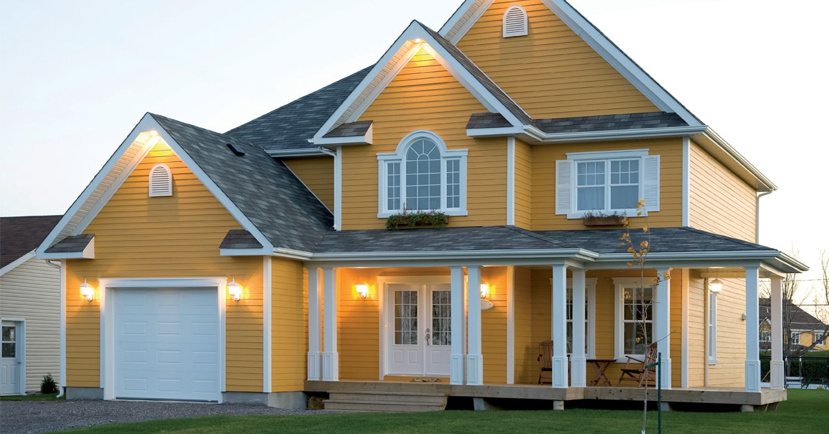 Install exterior vinyl siding