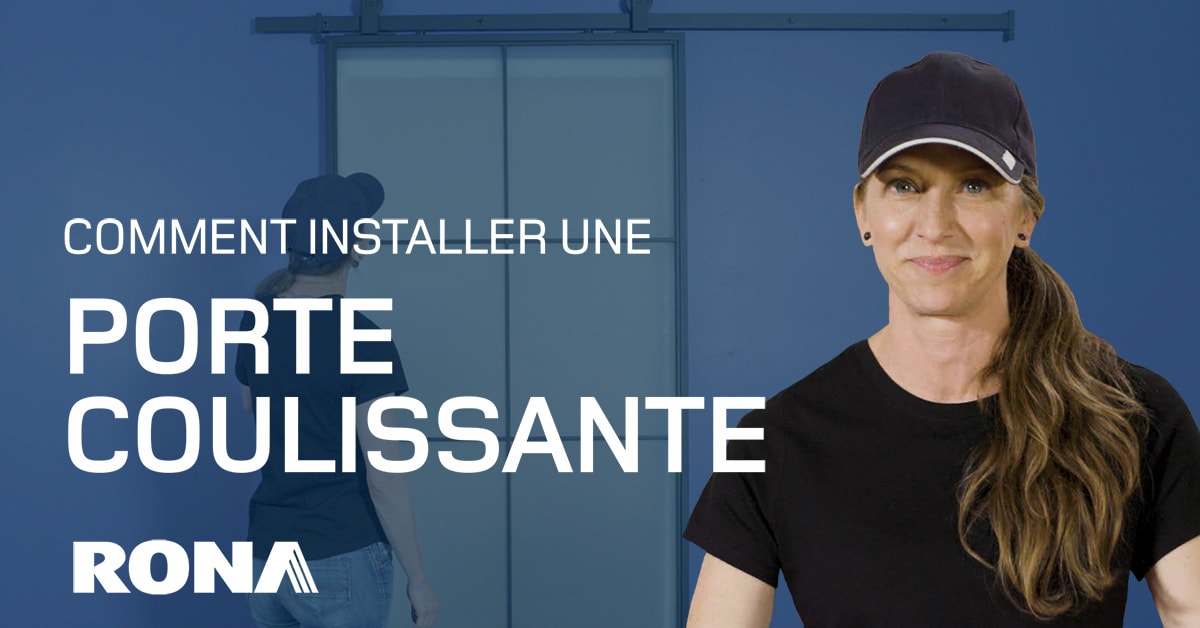 Comment installer une porte coulissante