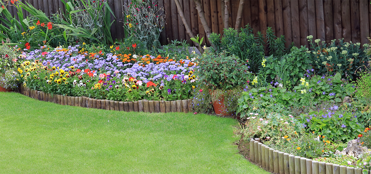 Bordure de jardin en bois