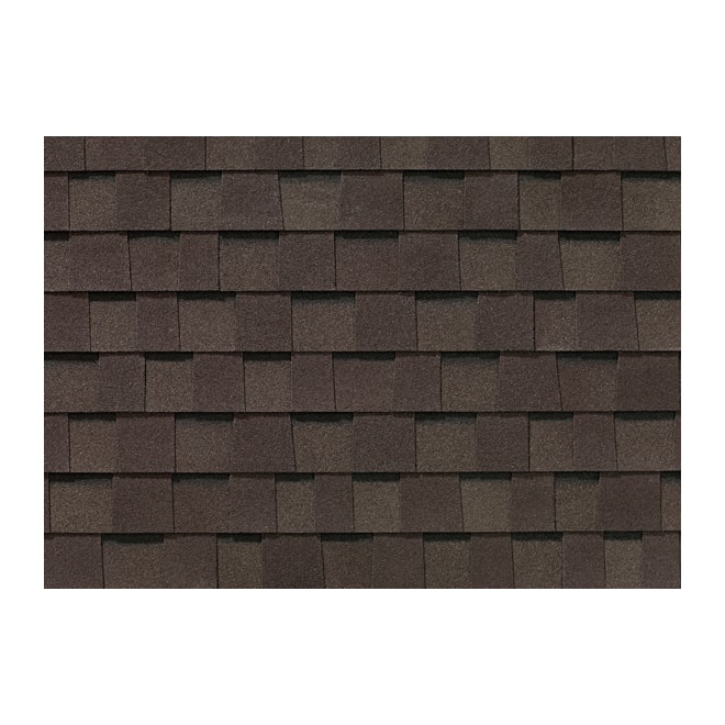 Brown fibreglass shingles