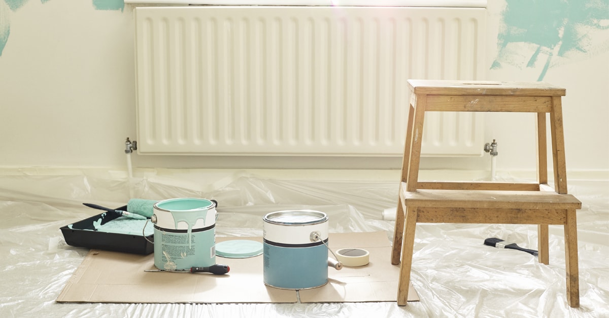 Interior paint: from selection to application