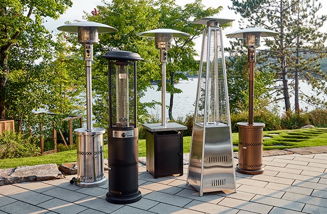 Selection of patio heaters