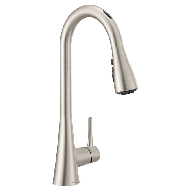 Robinet intelligent Moen avec fini inox