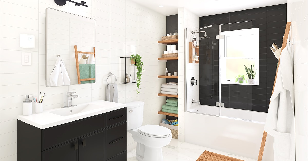 Bathroom Space Saving on a Budget