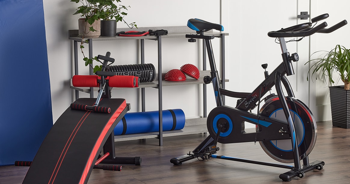 Espace gym à la maison