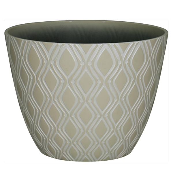 Grey decorative planter