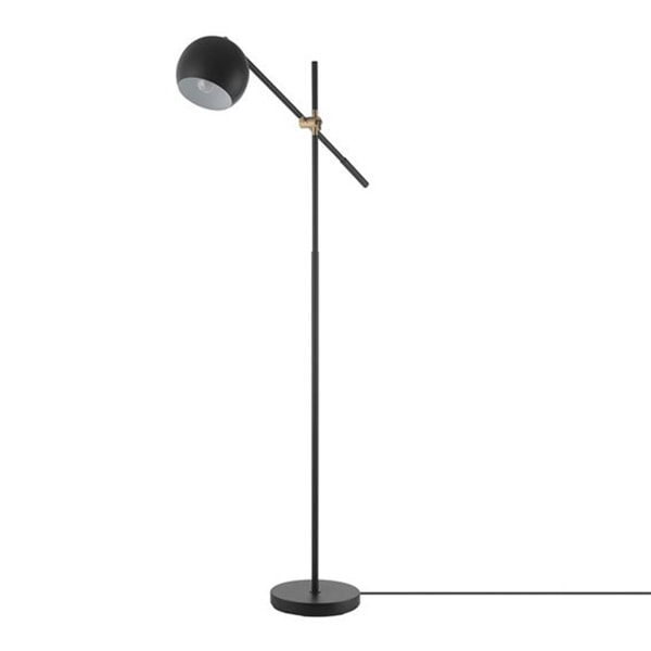 Lamp sur pied noir mat