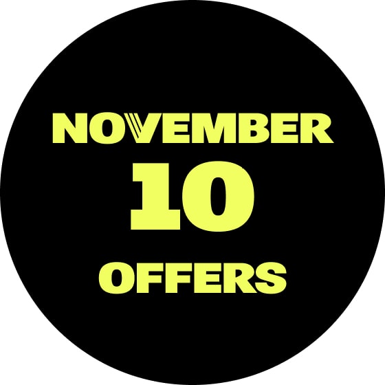 November 10 offers