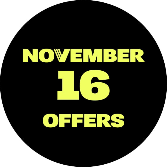 November 16 Offers