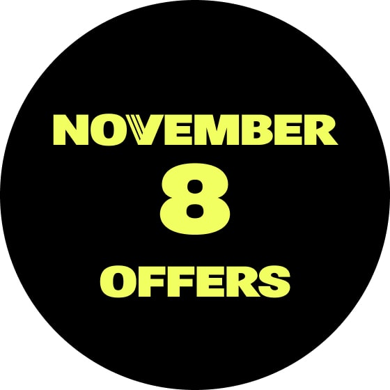 November 8 offers