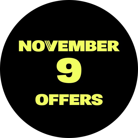 November 9 offers