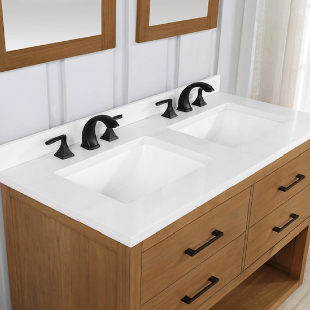 Double sink bathroom vanities_rona